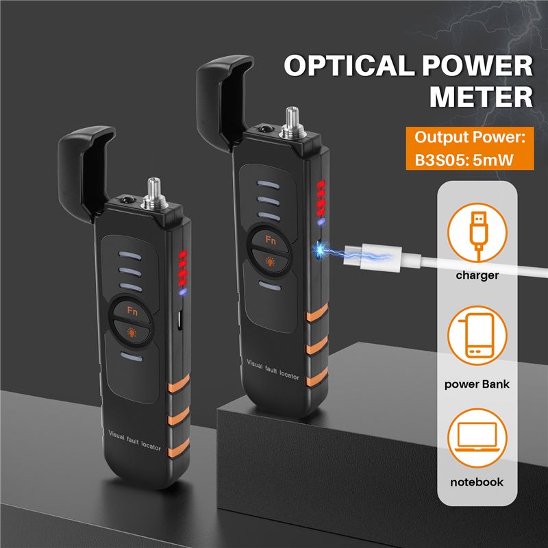 Lighting Visual - [NEWA08R】 Testeur de fibre optique de