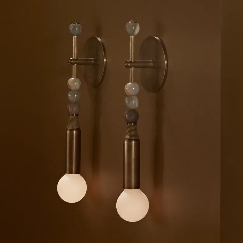 Lighting Decor Bedroom - Applique Murale Nordique Vintage en Laiton