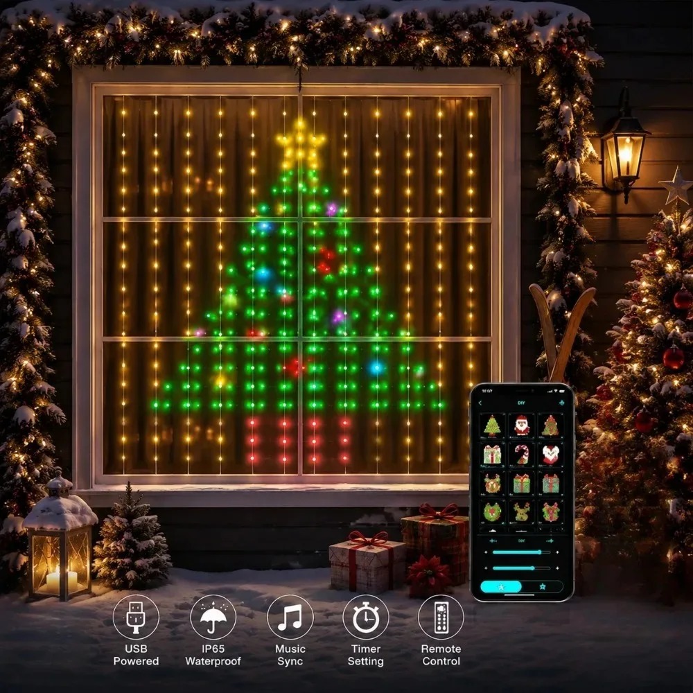 Guirlande lumineuse de Noël à  - Lighting Christmas Decor avis et prix