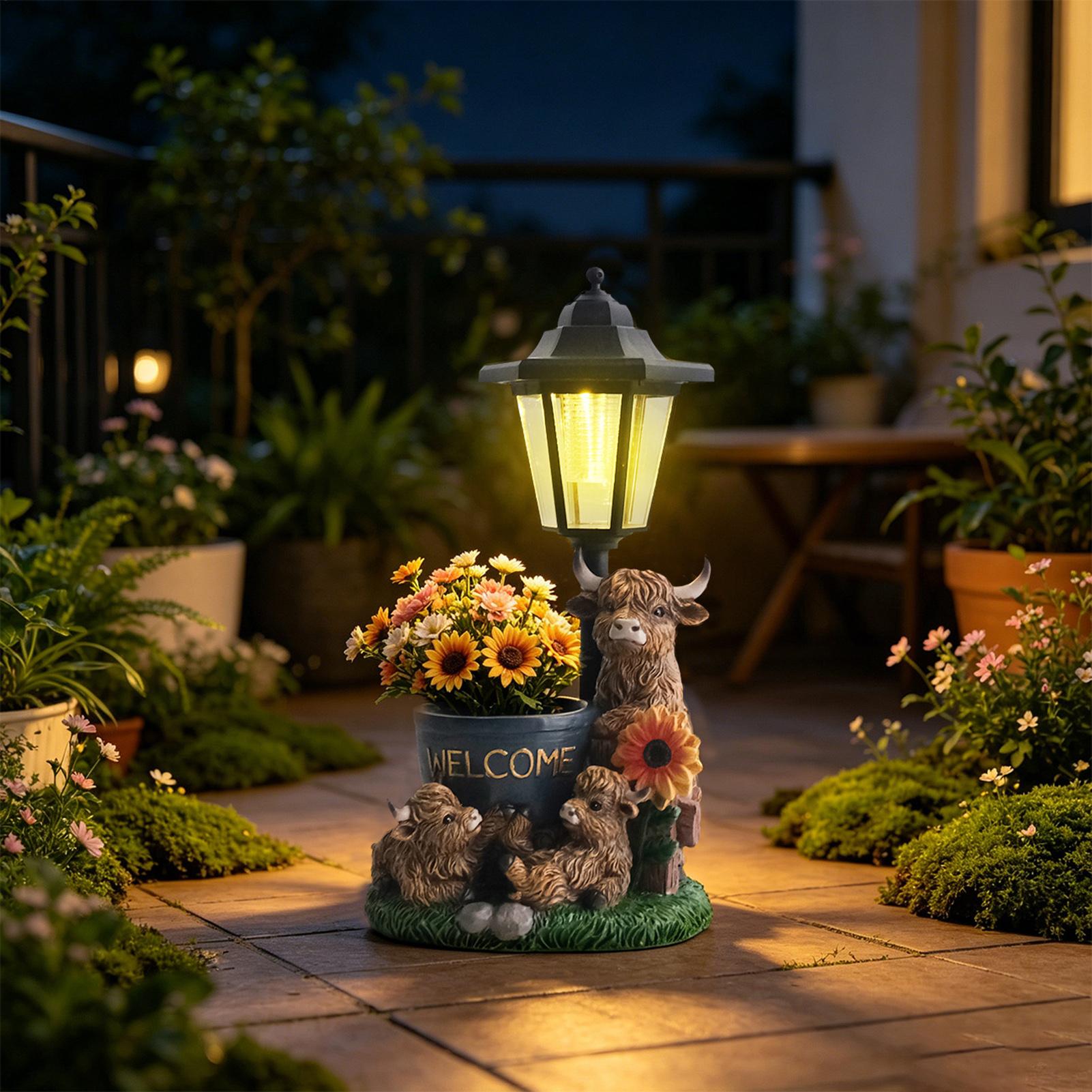 Figurine de vache décorative e - Up Lighting Decor avis et prix