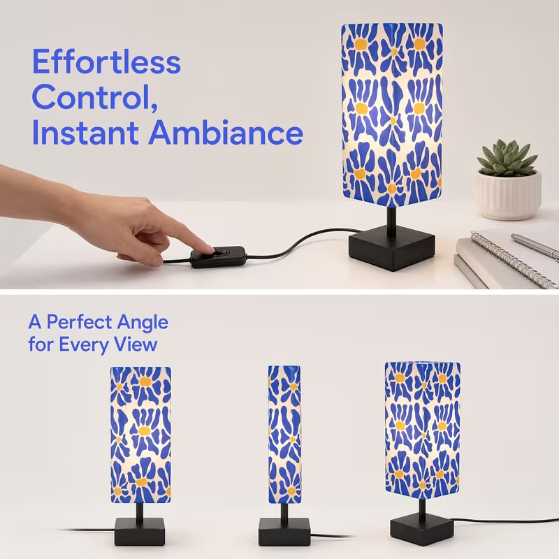 Lampe de table florale moderne - Up Lighting Decor avis et prix