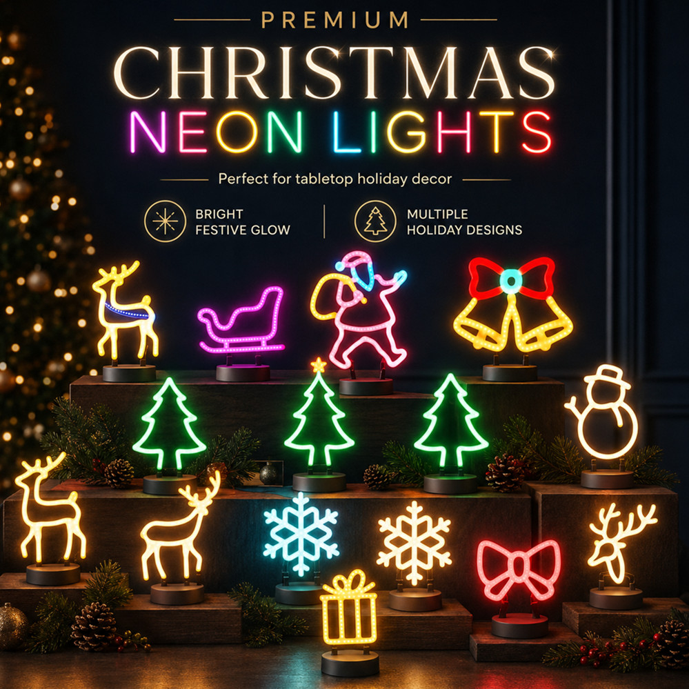 Décoration de Noël : Enseigne  - Lighting Christmas Decor avis et prix