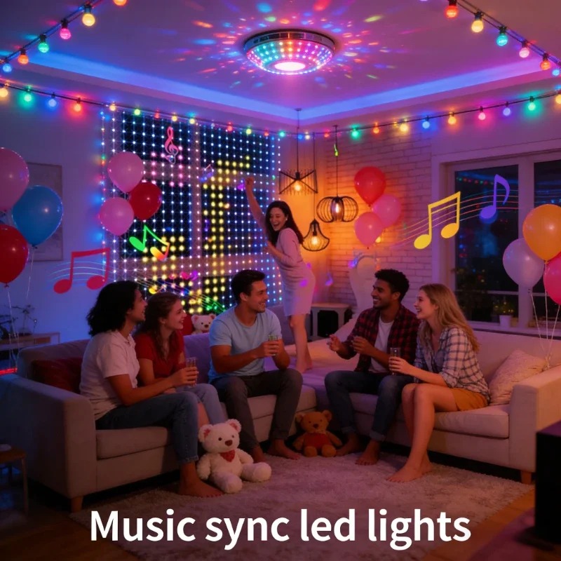 Rideaux lumineux LED contrôlés - Lighting Christmas Decor avis et prix